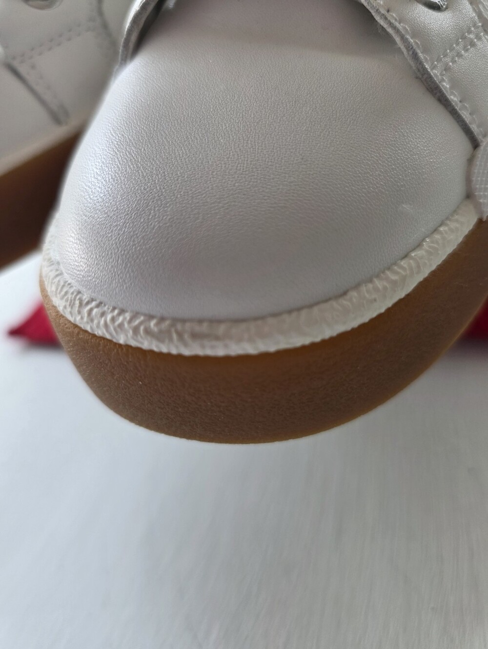 Gianni Bini White Leather Sneakers - Picture 8 of 16
